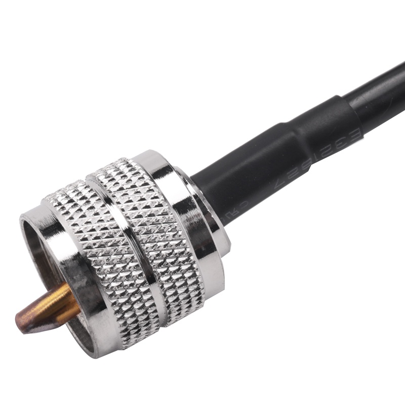Dây Cáp Đồng Trục UHF RG58 PL259 50 Ohms CB Ăng Ten UHF Đực Đến UHF Đực Thấp UHF