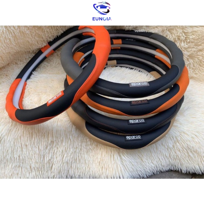Bọc vô lăng sparco - size 38 phù hợp mọi dòng xe - bọc vô lăng spaco carbon dáng thể thao