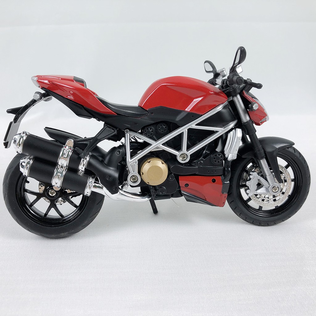 Xe mô hình tĩnh tỉ lệ 1:12 moto Ducati Streetfighter hãng H1toys
