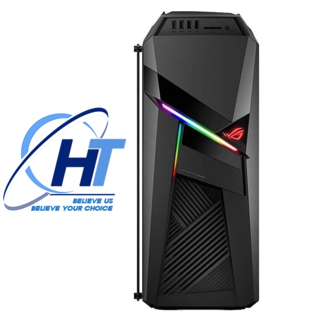 Thùng Máy PC Asus ROG Strix GL12CX Win 10 Core I7-9700K, Ram 16GB, SSD 512GB + HDD 1TB, Nvidia GeForce RTX2070