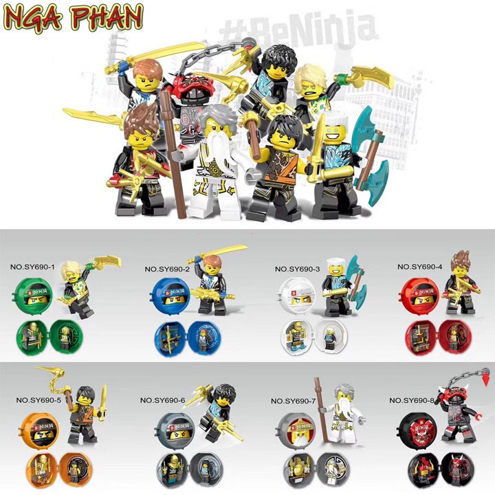 Ninja Training Pod Cực Đẹp Ninjago Lego SY Đồ Chơi Xếp Hình Lắp Ráp
