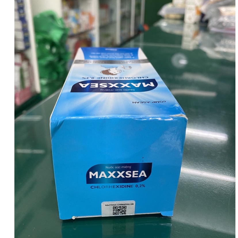 Nước súc miệng Maxxsea - Giúp  làm sạch và loại trừ vi khuẩn trong khoang miệng ngắn ngưà viêm niếu lợi chai 250ml