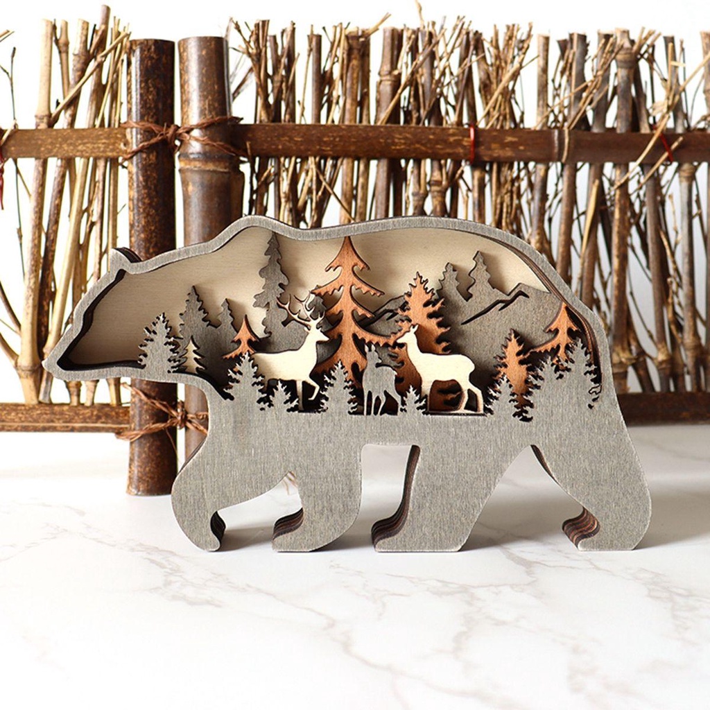 Phụ Kiện Trang Trí Giáng Sinh Để Bàn Nhiều Tầng Sáng Tạo