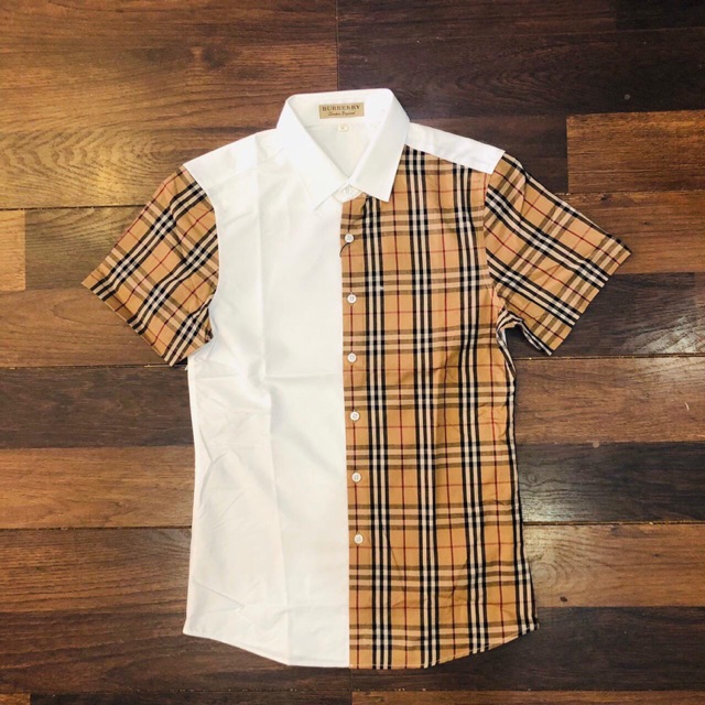 ÁO SƠ MI CỘC TAY PHA KẺ BBR | BigBuy360 - bigbuy360.vn