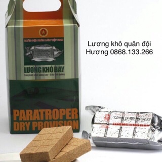 lương khô bay hộp 1kg -công ty cổ phần 22-CHÍNH HÃNG - lương khô quân đội