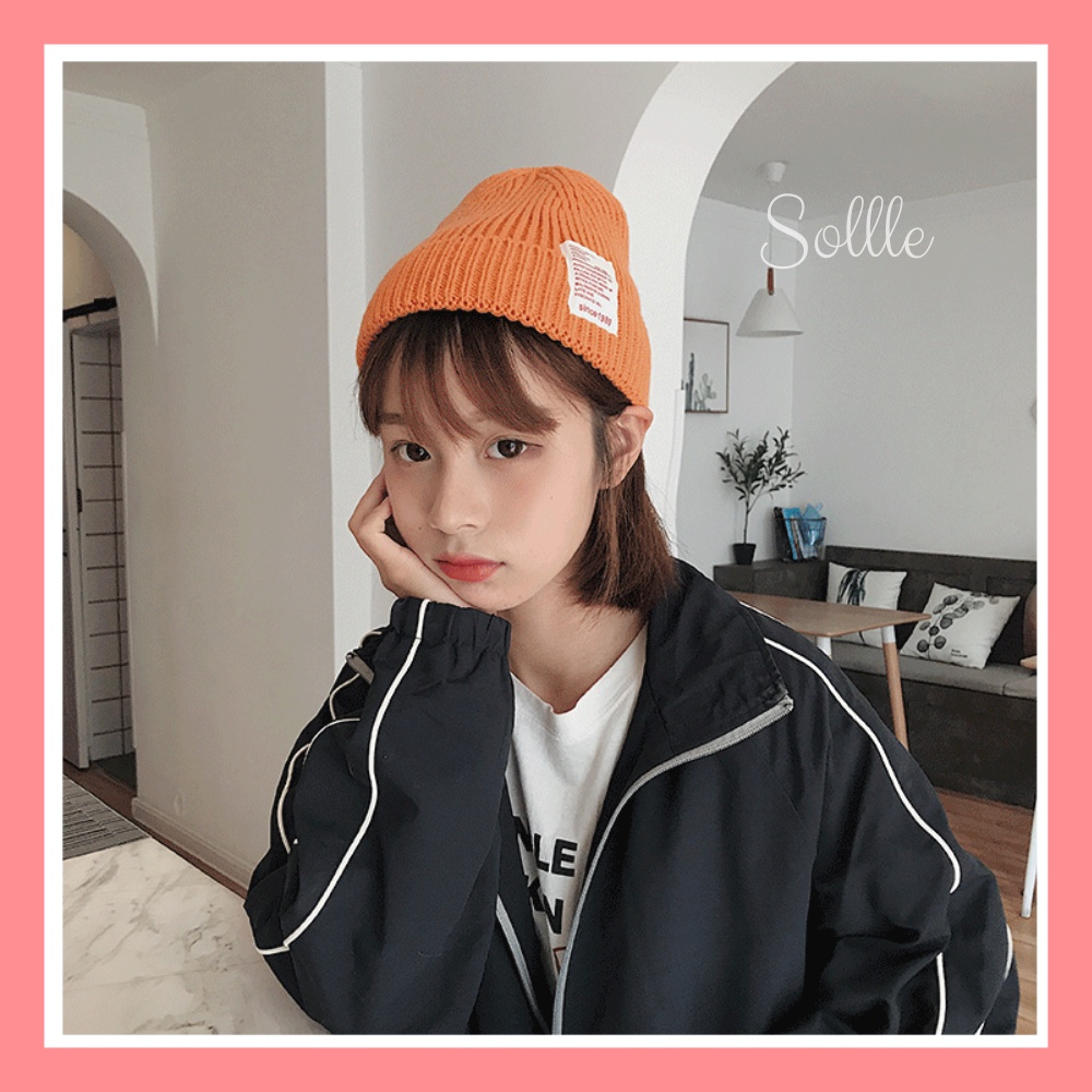 Nón len mũ beanie hip hop chất ngầu Hàn Quốc Sollle M02N