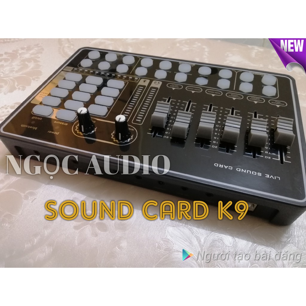 Sound card thu âm Live stream H9 kết nối Bluetooth đẳng cấp clip test