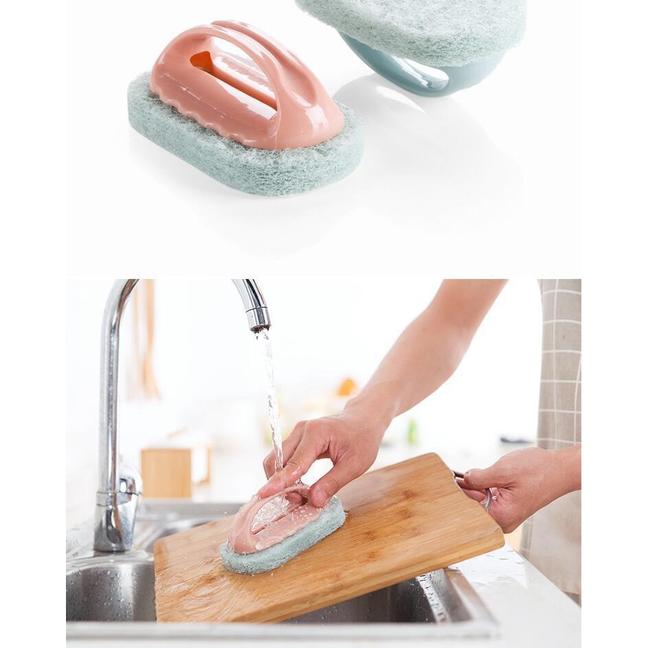 Bàn chải cọ rửa nhà bếp có tay cầm tiện lợi - Hanayuki Asia