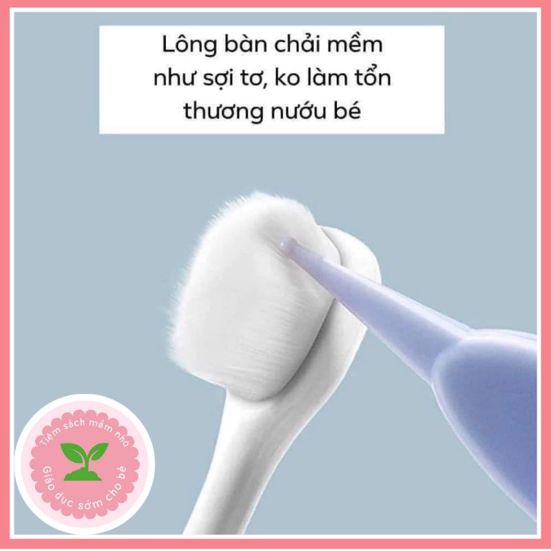 Bàn chải đánh răng lông siêu mềm cho bé