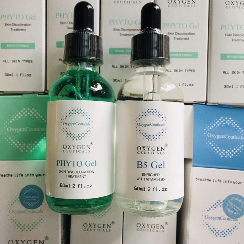 OXYGEN PHYTO VÀ B5 FULL 30ml và 60ml❤️FREESHIP❤️BILL HÀN, BỘ ĐÔI CẤP ẨM TRẮNG DA PHYTO GEL VÀ B5 GEL