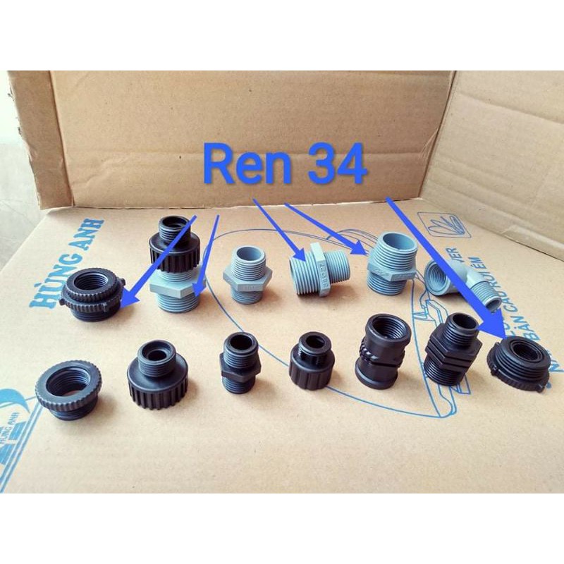 Nối, Lơ, Kép Chuyển Ren Trong, Răng Ngoài 21, 27, 34