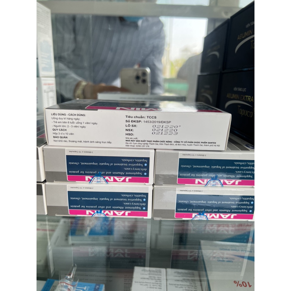 Jamin Hộp 30 Viên Hỗ Trợ Tăng Cường Làm Gảm Chức Năng Gan,Viêm Gan Mãn Tính, Xơ Gan