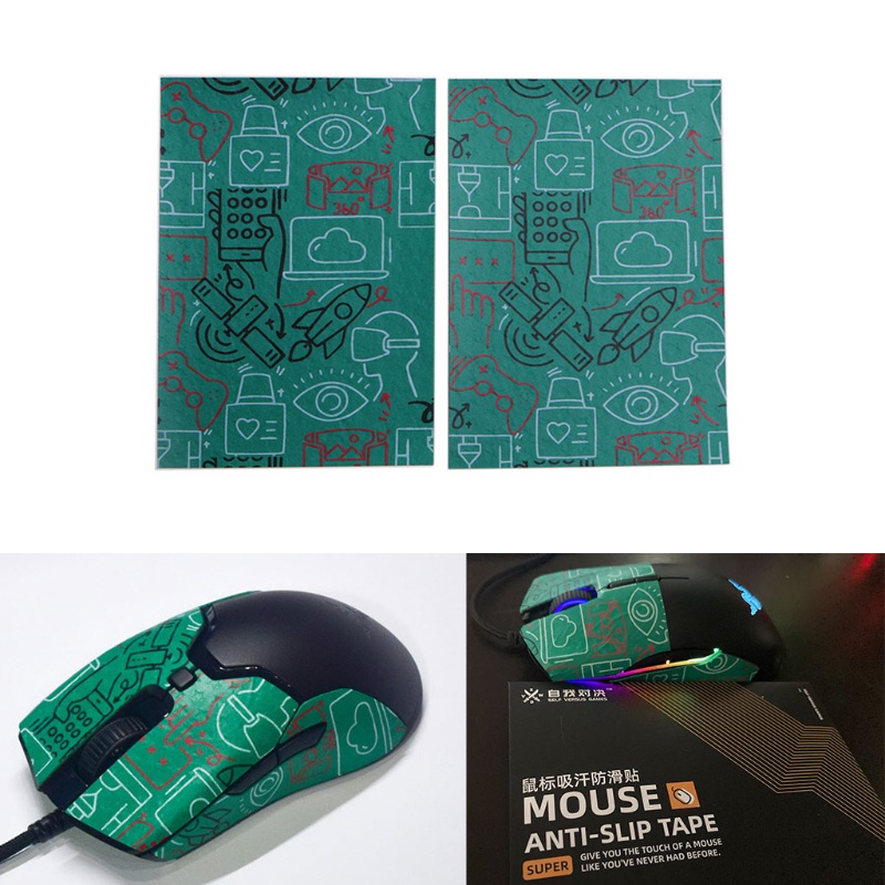 Băng Keo Dán Tay Cầm Chuột Chơi Game Chống Trượt Nhiều Màu Sắc DIY