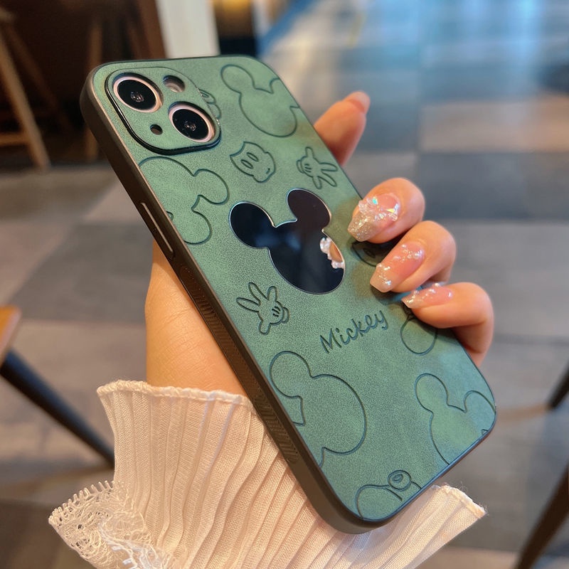 Ốp Điện Thoại Gắn Gương Hình Chuột Mickey Cho iPhone 7/7p/8/8p/x/xs/xr/xsmax/11/12/13/pro/promax