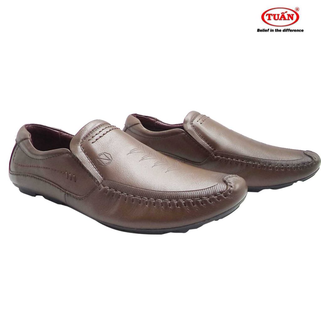 Giày da nam giày lười nam da bò thương hiệu Tuấn GXHU-066