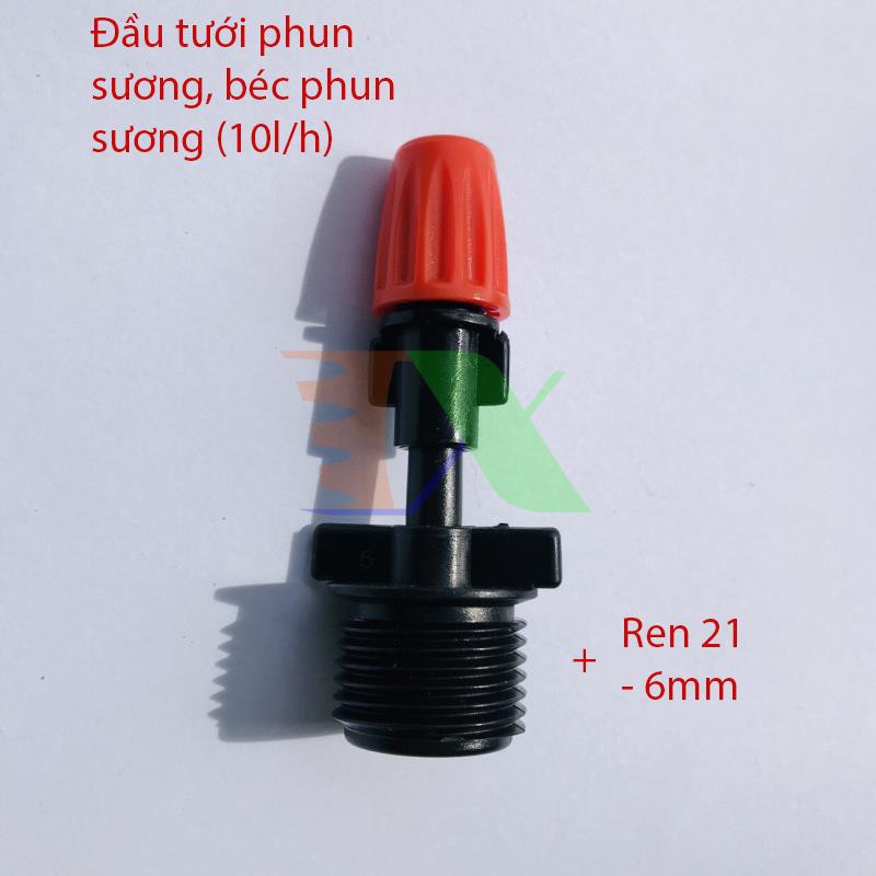 Đầu tưới phun sương MT-309E 10 lit / h + Ren 21-6mm