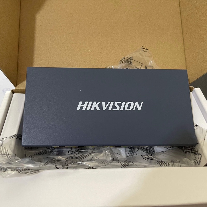 Switch mạng 6 cổng HIKVISION DS-3E0106P-E/M, POE, 2 cổng Uplink (chính hãng Hikvision Việt Nam)