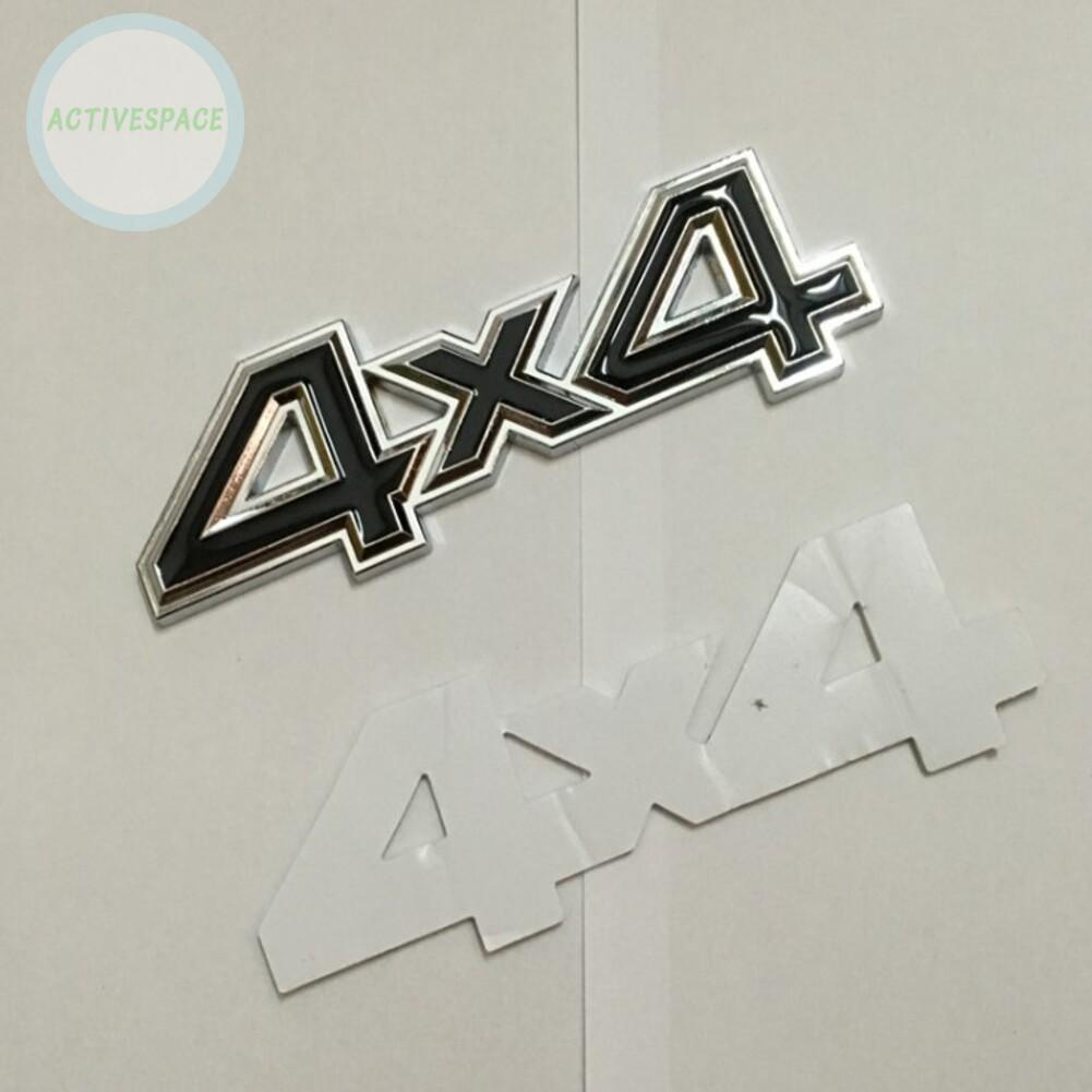1 logo 4X4 bằng nhựa cho xe hơi 3D