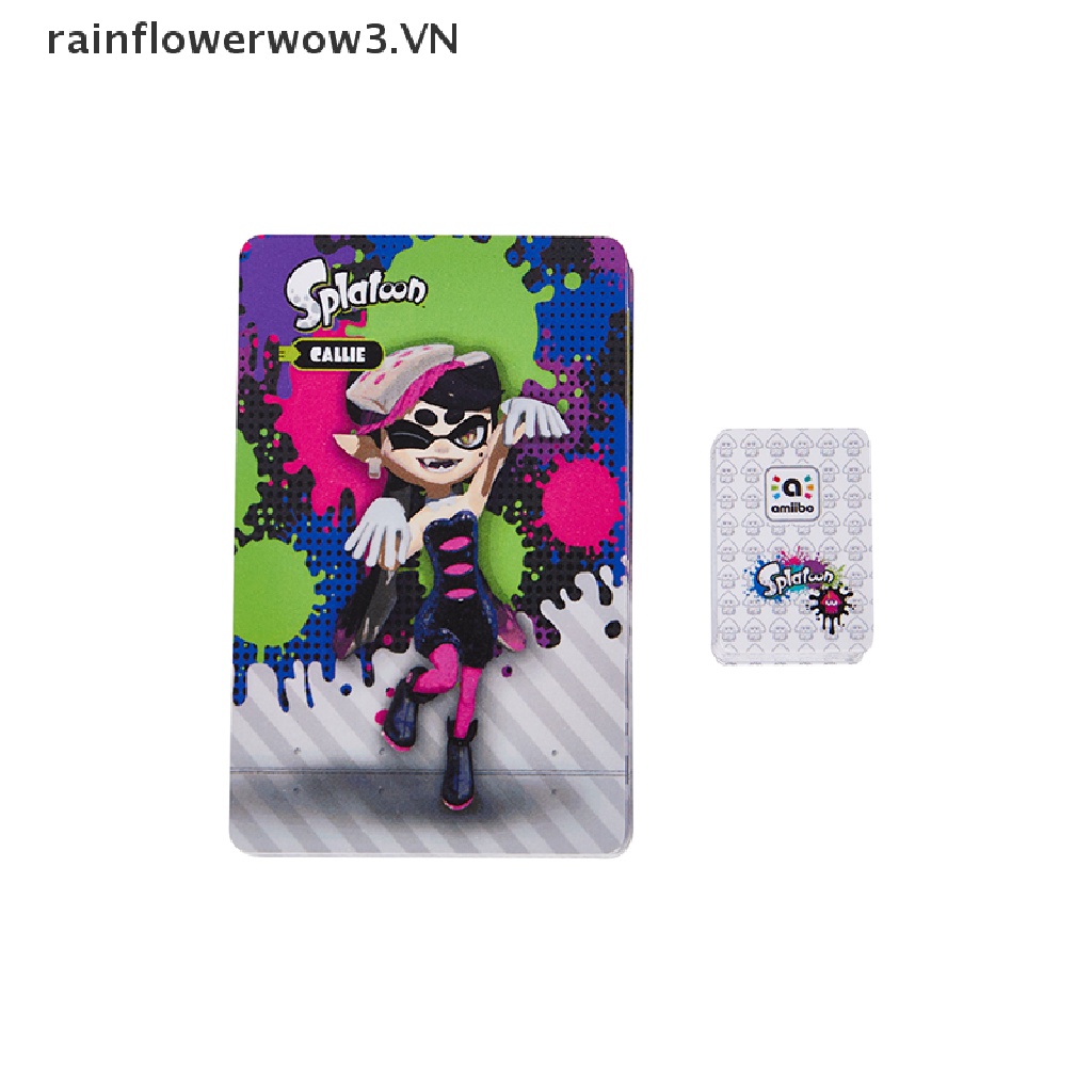 Bộ Sưu Tập Dữ Liệu Splatoon Ntag215 Tags NFC MiNi Hoặc Thẻ Amibo 17 Món