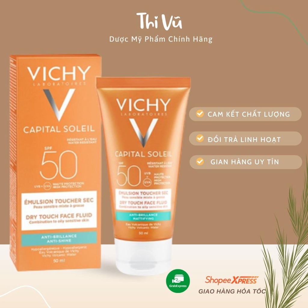 Kem chống nắng Vichy Ideal Soleil, kem chống nắng cho mọi loại da - Thi Vũ