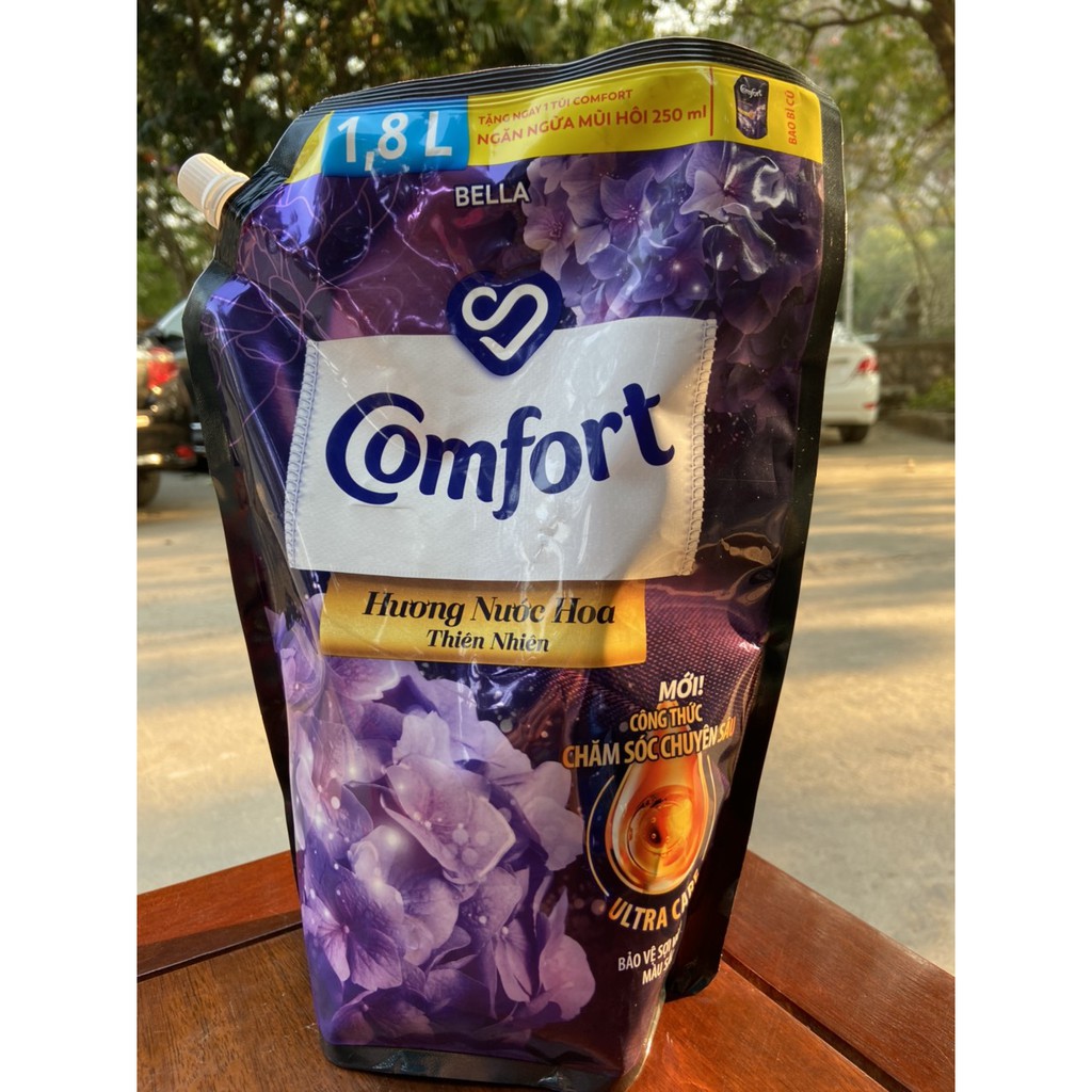 NƯỚC XẢ VẢI COMFORT HƯƠNG NƯỚC HOA THIÊN NHIÊN BELLA 1.8L