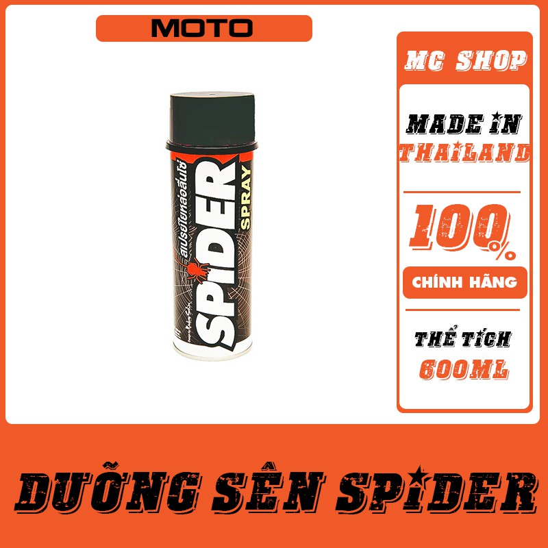 [RẺ VÔ ĐỊCH] Dưỡng Sên SPIDER SPRAY⚡CHAI LỚN⚡600ml nhập khẩu chính hãng Thái Lan GIÁ TỐT NHẤT THỊ TRƯỜNG