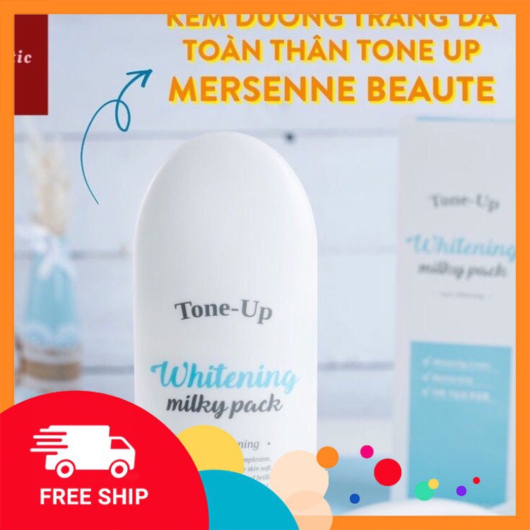 KEM DƯỠNG BODY ⚡FREE SHIP⚡ / TONE UP /Kem dưỡng trắng da body toàn thân Tone Up Whitening Milky Pack Hàn Quốc