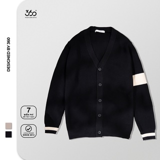 [Mã FAMALLT5 giảm 15% đơn 150K] Áo cardigan nam dài tay 360 BOUTIQUE chất len sang trọng, lịch lãm - CARCN102
