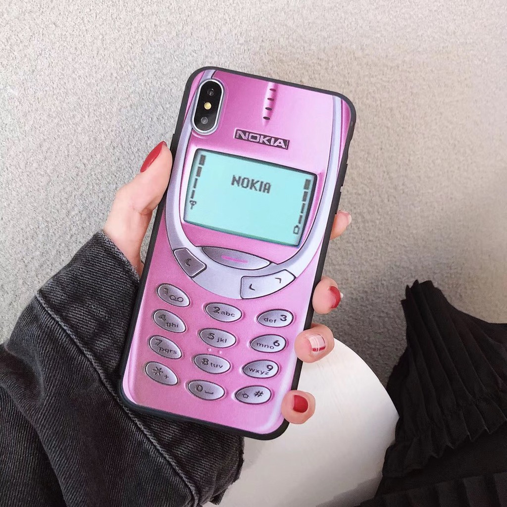 Ốp điện thoại TPU mềm hình chiếc điện thoại NOKIA cổ điển dành cho iPhone12/12pro/12promax//7/8/7p/8p/X/XS/Xr/Xs Max | BigBuy360 - bigbuy360.vn