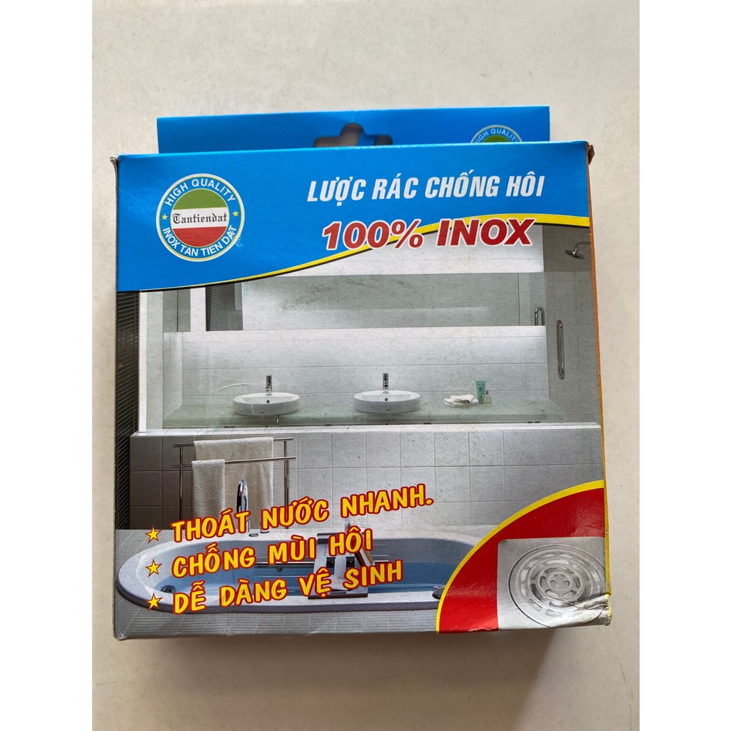 Mua Phễu thoát sàn lược rác inox cao cấp, loại 150mm x 150mm cho ống 60 ...