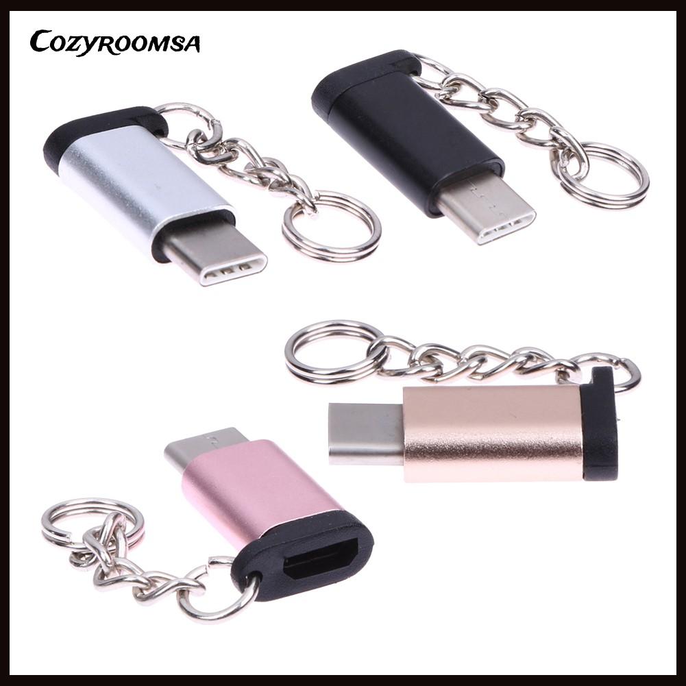 Thiết bị chuyển đổi dữ liệu USB 3.1 Type-C Male sang Micro USB 2.0 5 Pin | BigBuy360 - bigbuy360.vn