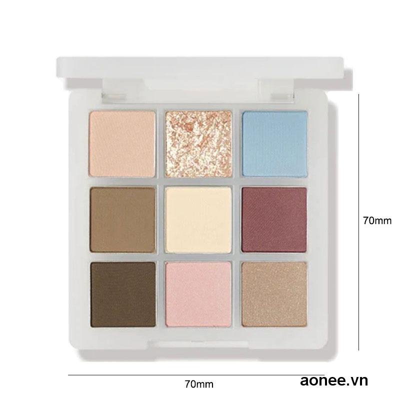 ✨✨Bảng Phấn Mắt 9 aonee.vn Màu Lì Và Ánh Ngọc Trai Kết Hợp Trang Điểm Mắt Nổi Bật