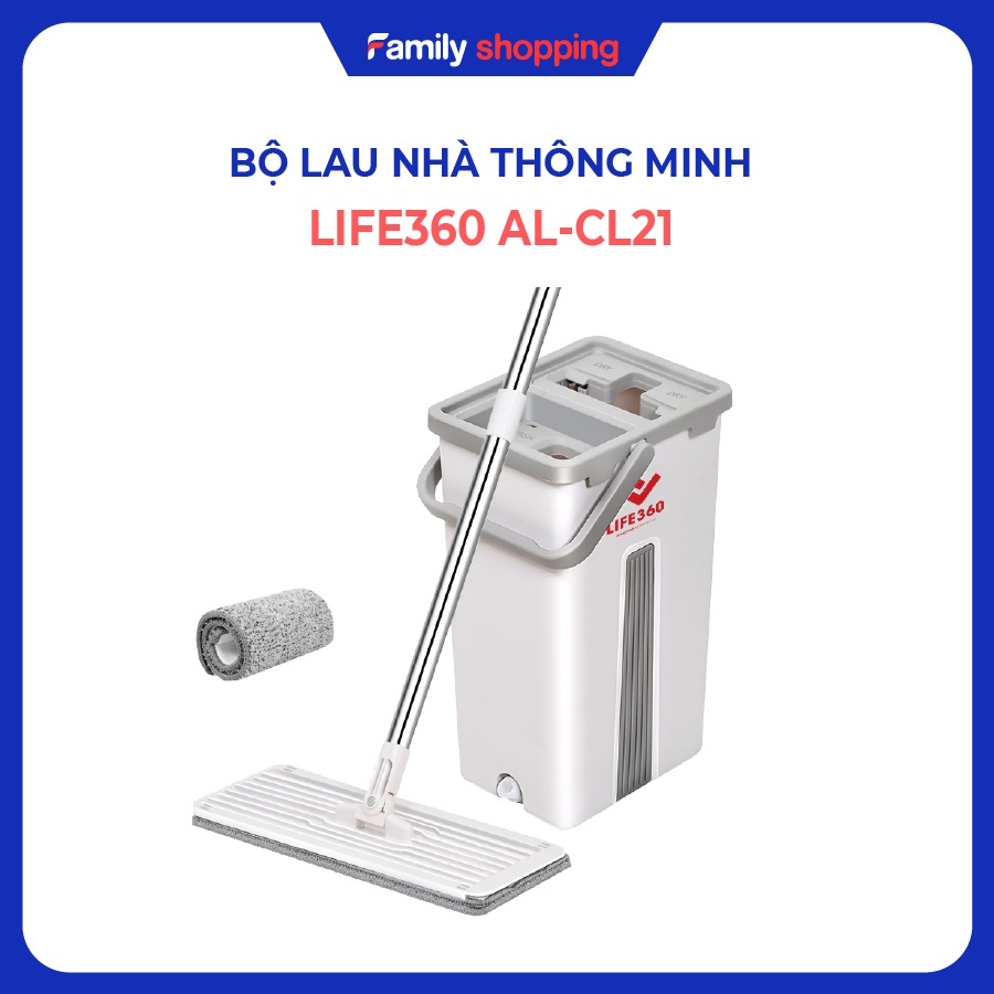 Bộ lau nhà thông minh tự vắt LIFE 360 AL-CL21