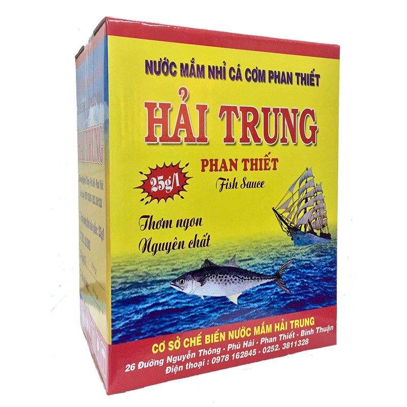 Nước mắm Phan Thiết 25 đạm, nguyên chất, thơm ngon