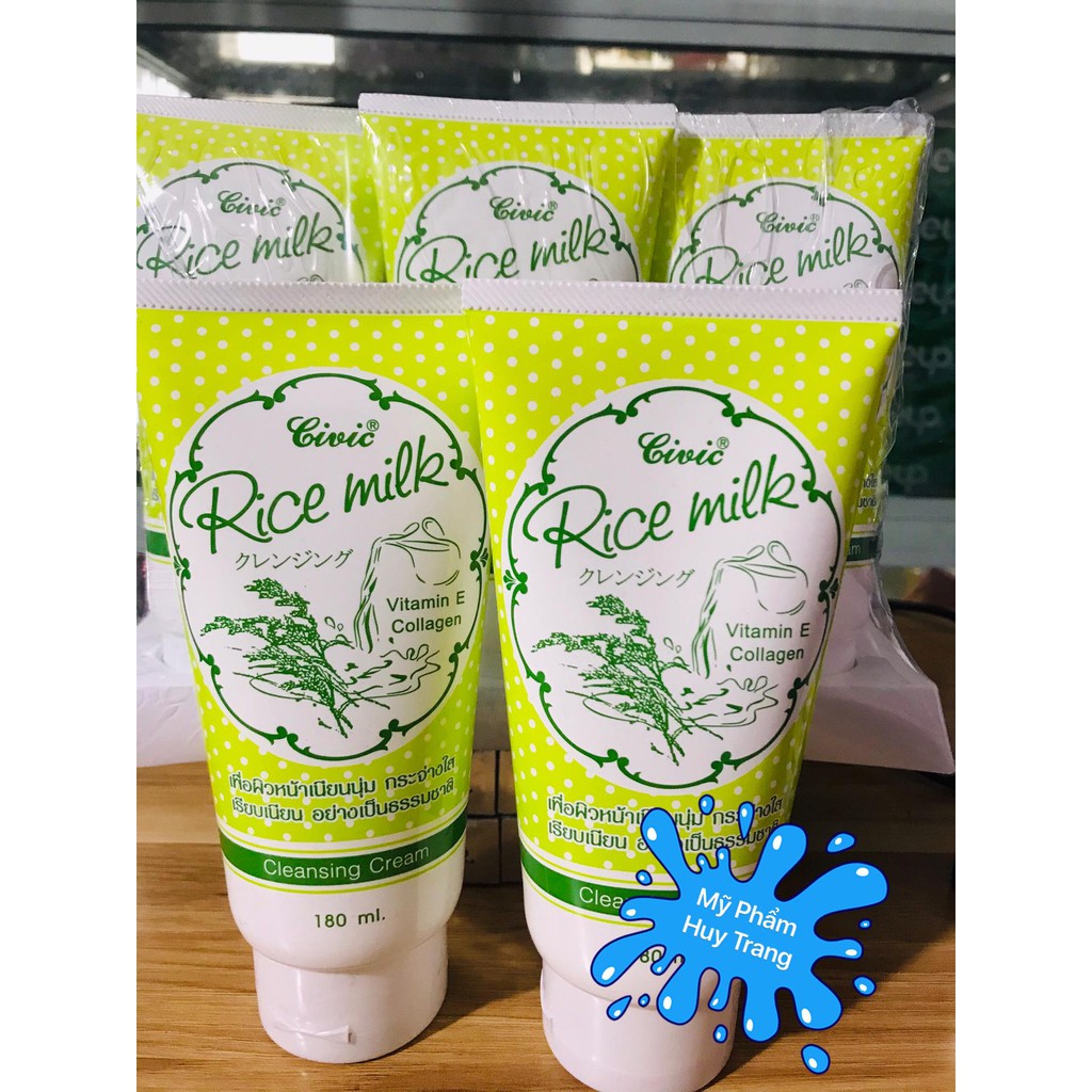 Sữa rửa mặt gạo Civic Rice Milk Thái Lan 180ml