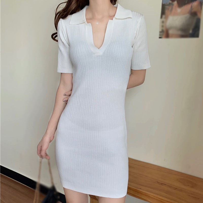 Đầm dáng suông polo chất 6 chiều năng động💥Váy polo ngắn tay Đầm Nữ