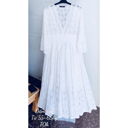 Đầm maxi ren kiểu