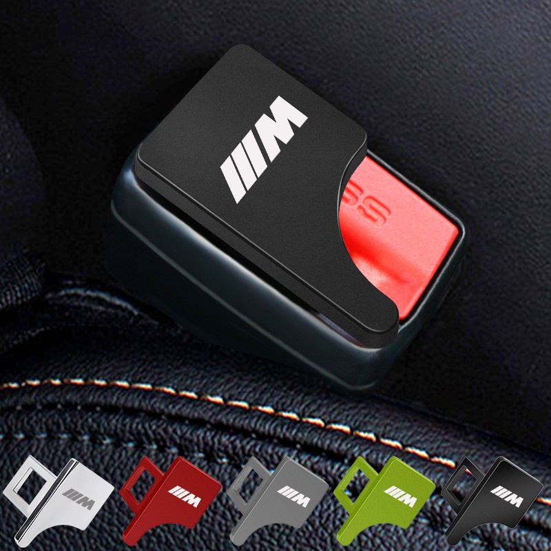 Chốt Khóa Dây Đai An Toàn Bằng Hợp Kim Kẽm Cho Xe Hơi BMW M E46 E60 E39 E90 F10 F30 G20 G30 F48 F15 F25 G01 G05