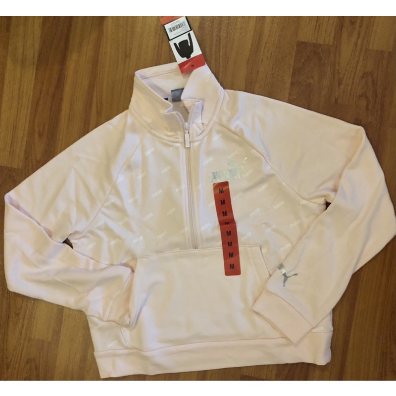 (USA) Áo Hoodie nữ màu hồng size M - Puma