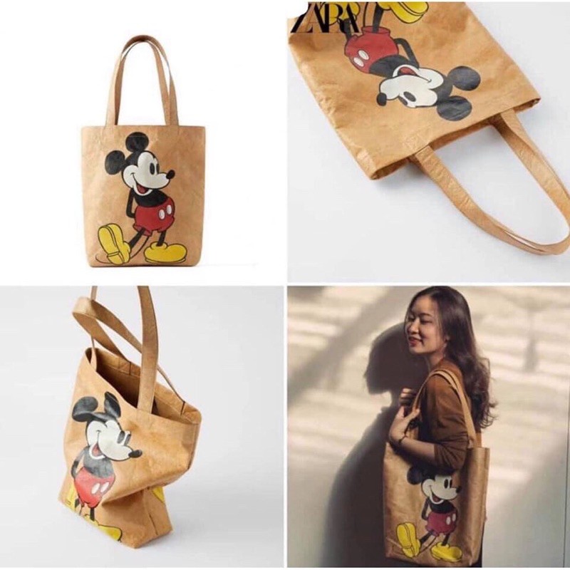Túi Tote Mickey Mouse Freeship - Sẵn Hàng - Siêu Xinh