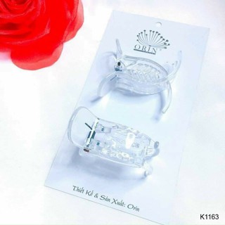 Set 12 kẹp tóc càng cua 3 răng và 5 răng