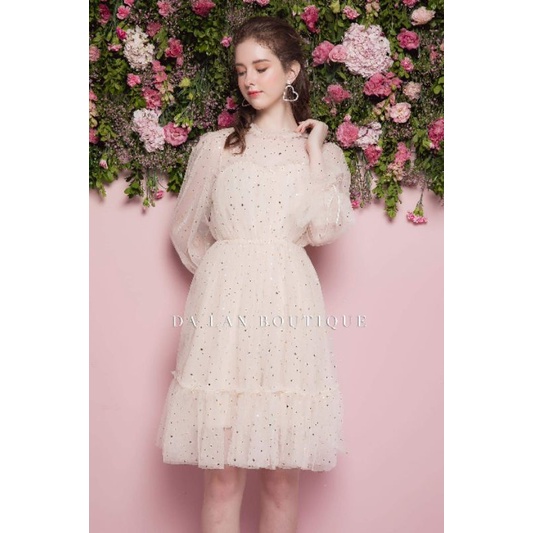 Váy công chúa đính sao lấp lánh DẠ LAN BOUTIQUE