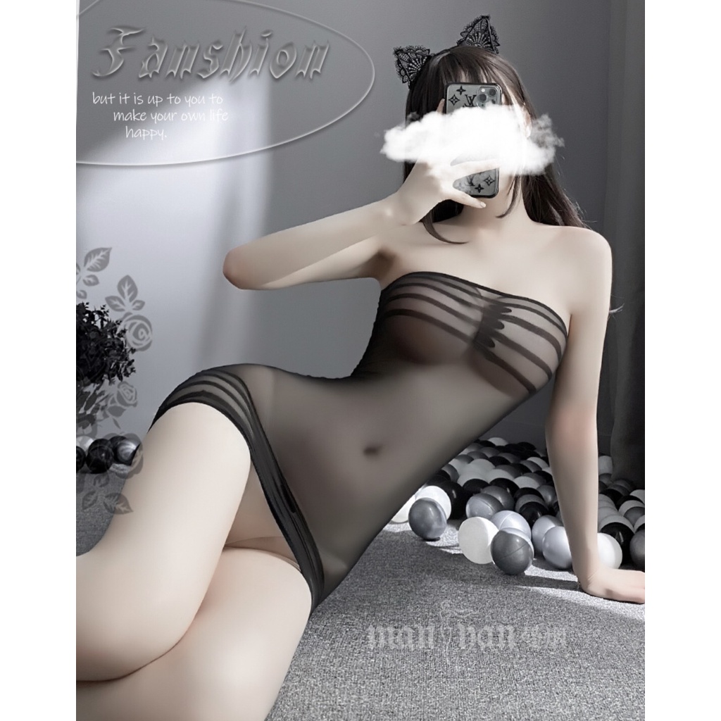 Váy ngủ Sexy FREE SHIP Bodystocking bó sát sexy xuyên thấu quyến rũ | BigBuy360 - bigbuy360.vn
