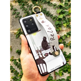 Ốp Lưng Samsung Galaxy Note 20 Ultra / Note 20 / S20 FE / Note 10 Plus / Note 10 / S20 Ultra Mèo Relax