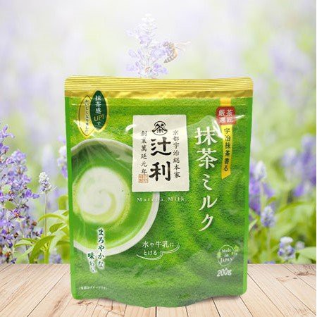 Bột Trà Sữa Matcha Milk Kataoka Nhật Bản  Chống Oxy Hoá, Hỗ Trợ Sức Khoẻ - Túi 200g