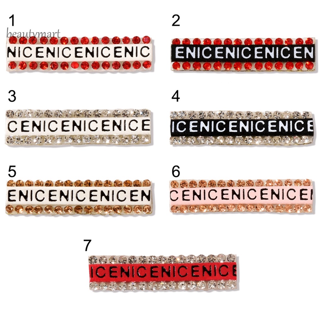 [Hàng mới về] Miếng dán trang trí móng tay in họa tiết chữ cá tính