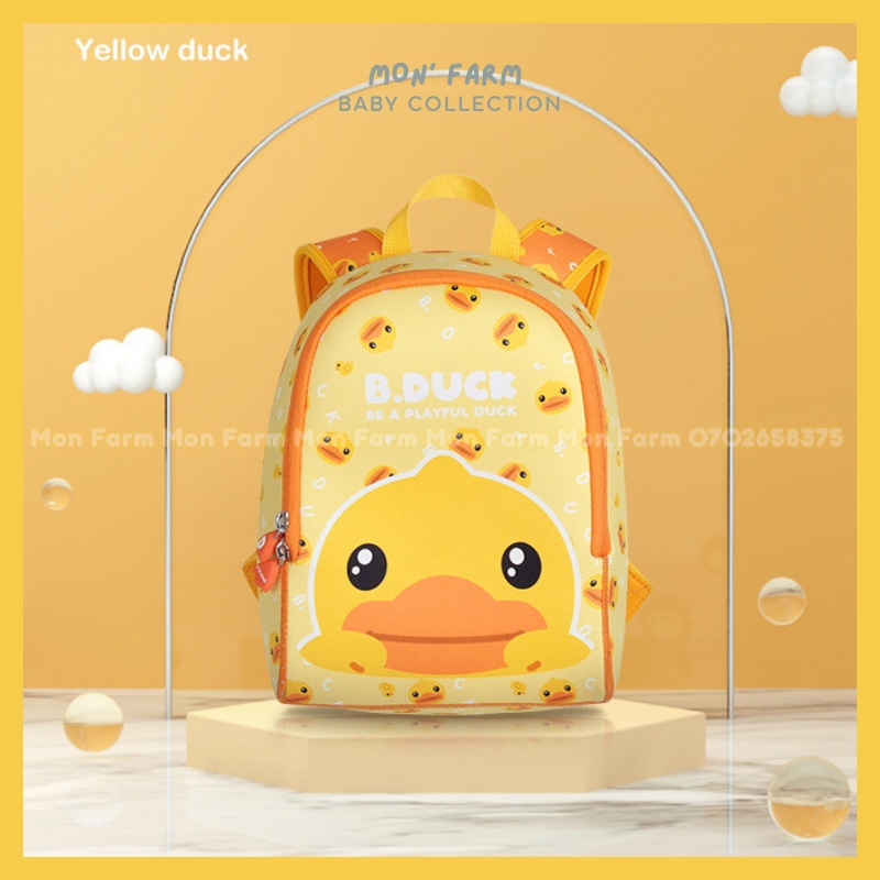 Ba Lô Đeo BDuck Cao Cấp Cho Bé Đi Nhà Trẻ Mầm Non BD2010