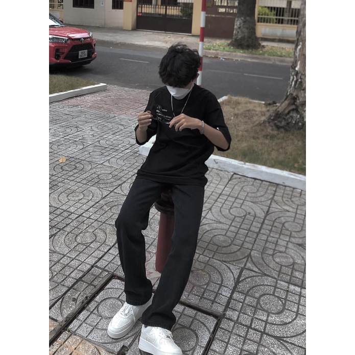 Áo thun nam nữ sad boiz sadtagram, Áo thun tay lỡ form rộng Sadboiz Sadtagram chất cotton co dãn thêu logo KUNNI25