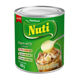 Sữa đặc nuti xanh/đỏ 380g