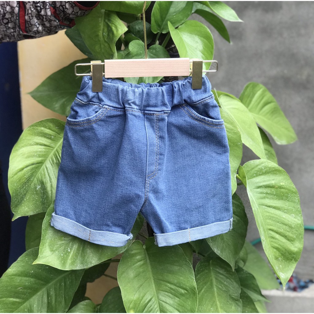 QUẦN SHORT BÒ CHO BÉ TRAI BÉ GÁI 8-18kg (HN 46)